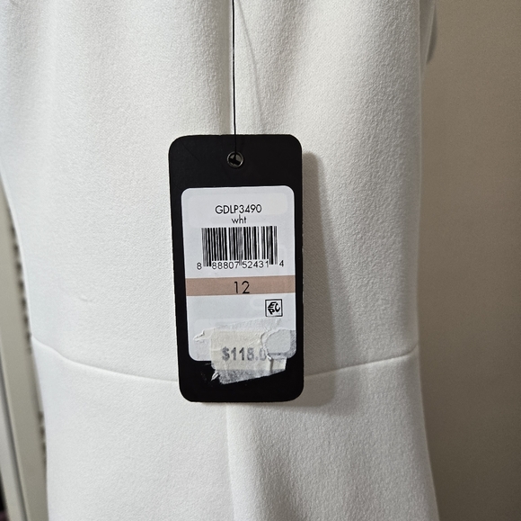 GUESS white Bodycon dress 12 NWT - Picture 7 of 8